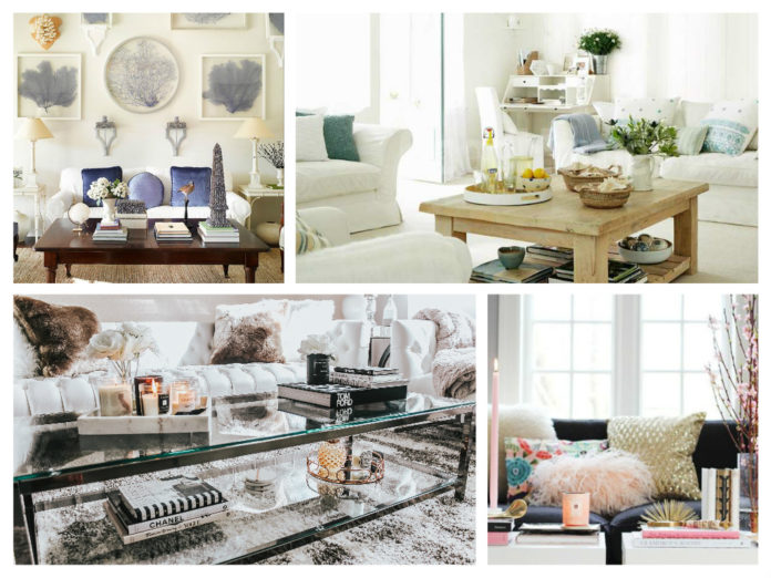 Different Ways to Style your Coffee Table