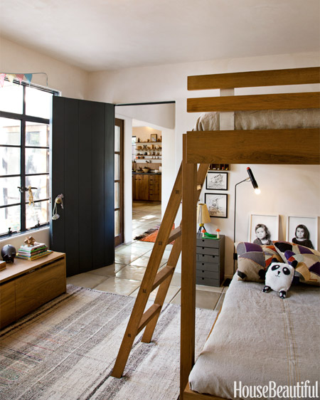 A room with bunk beds.