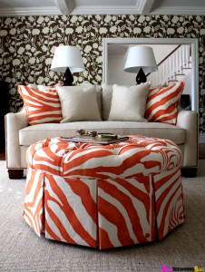 the-le-Suzy-q-better-decorating-bible-boutique-interior-décor-blog-orange-hue-zebra-spring-easter-design-ideas-print-leather-faux-chair-otto