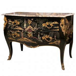 French Chinoiserie Bombe Chest, 1stdibs.com