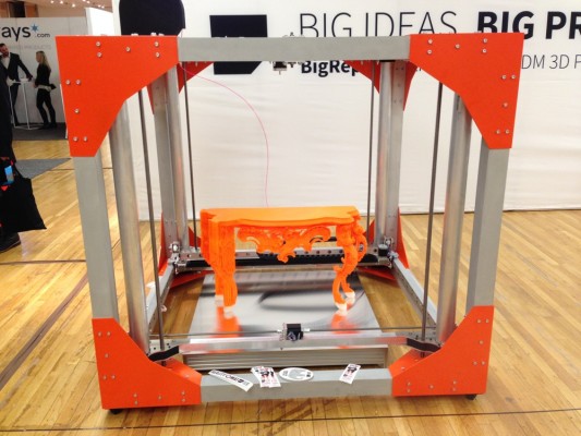 A table created on a BigRep 3D printer (homeworlddesign)