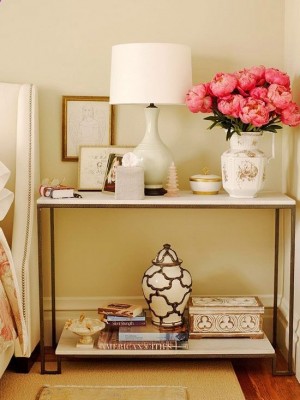 Choosing or styling a bedside table