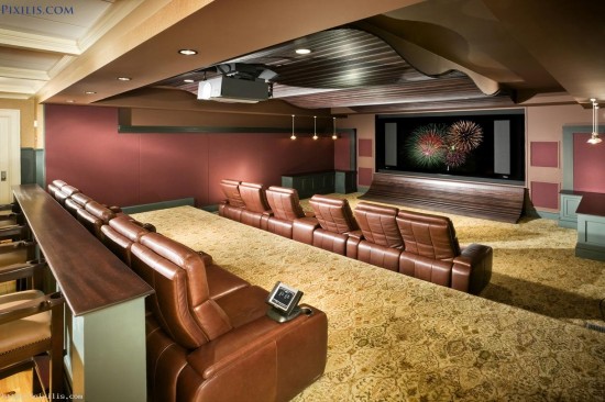A great basement movie theater (pixilis)