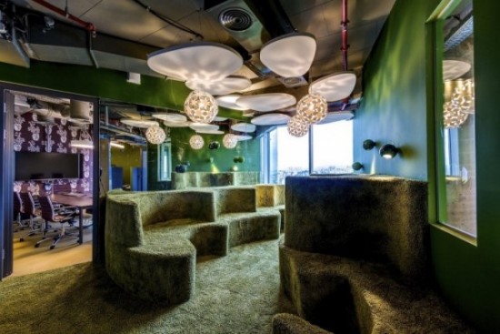 Modular nature-inspired meeting space at Google Tel Aviv (visualnews)