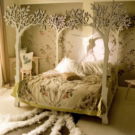 A wonderfully whimsical bedroom
