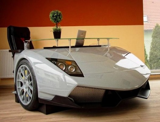 Desk for the car enthusiast