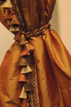 A dress with tassels.