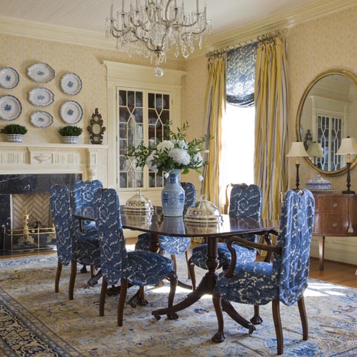 Update a Blue and White Interior: Incorporate a Third Color for a Fresh ...