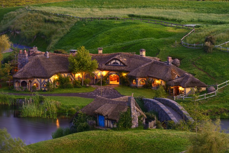 Experience the real Middle-Earth at the Hobbiton Movie Set in New Zealand.