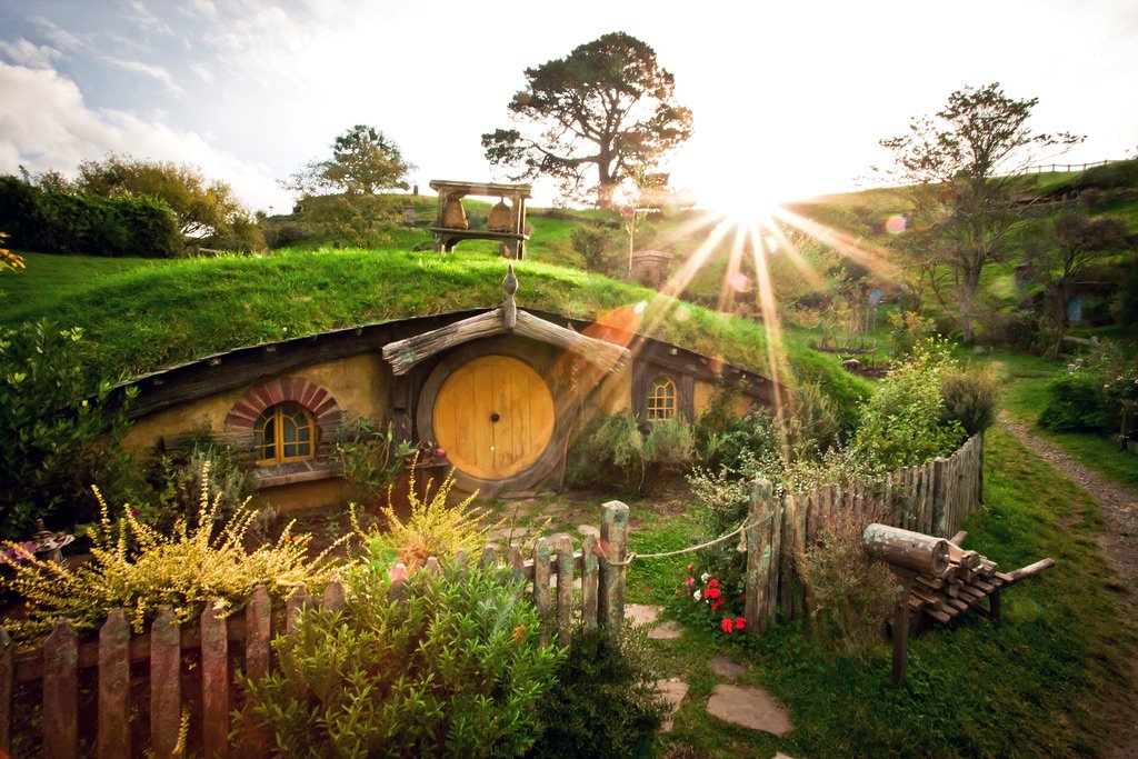 Experience the real Middle-Earth at the enchanting Hobbiton Movie Set in New Zealand.