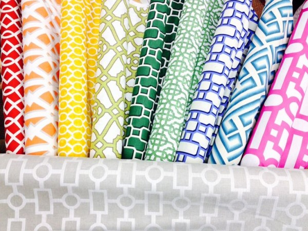 A pretty selection of lattice fabrics
