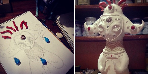 Amazing hand made alien dolls by Maryana Kopylova (21)