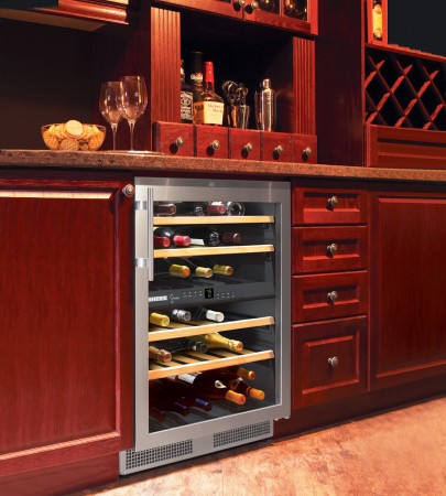 Wine coolers are equipped with dual cooling zones