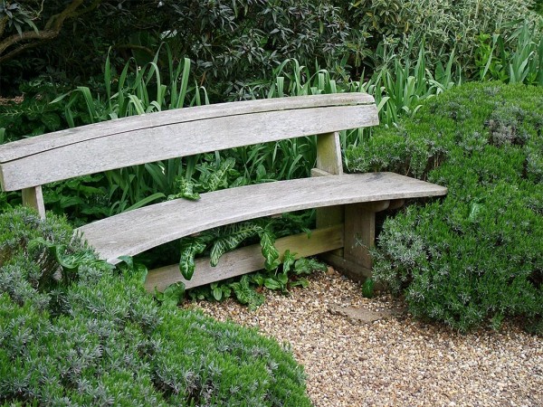 This bench is perfect for nestling into the garden
