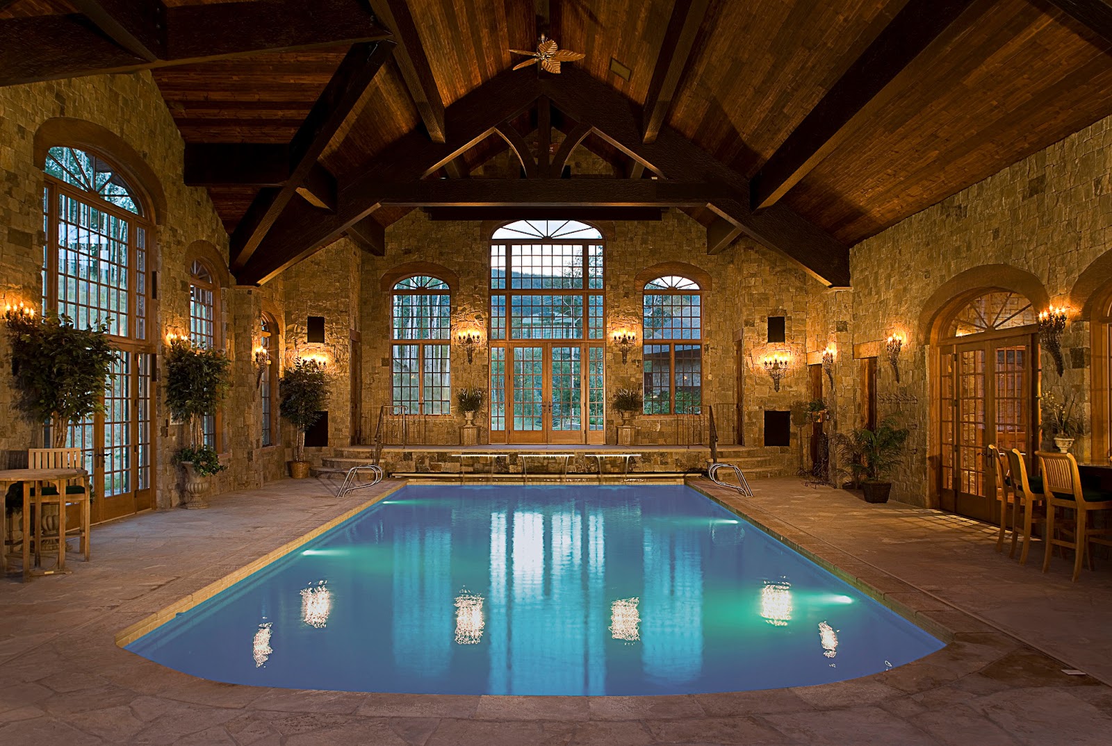 inground indoor pool