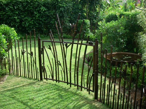 Uniquely designed iron gate
