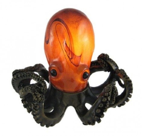 Take Your Home into the Deep with an Octopus Shaped Candle Holder