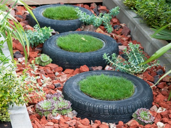 48 ideas for recycling old pallets, tires and even the whole cars (1)