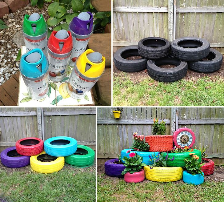 48 ideas for recycling old pallets, tires and even the whole cars (16)