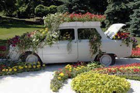 48 ideas for recycling old pallets, tires and even the whole cars (36)