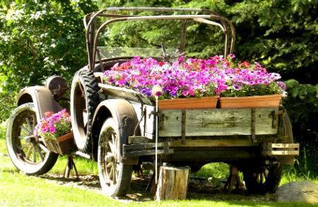 48 ideas for recycling old pallets, tires and even the whole cars (38)