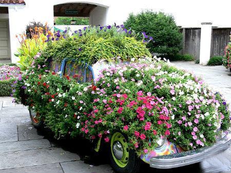 48 ideas for recycling old pallets, tires and even the whole cars (39)