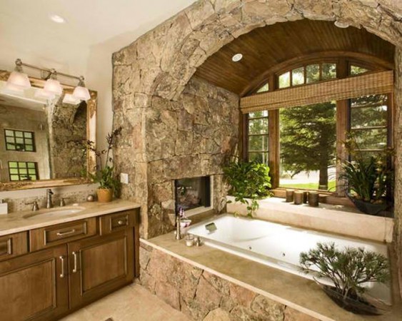 Bathrooms With Fireplace (14)