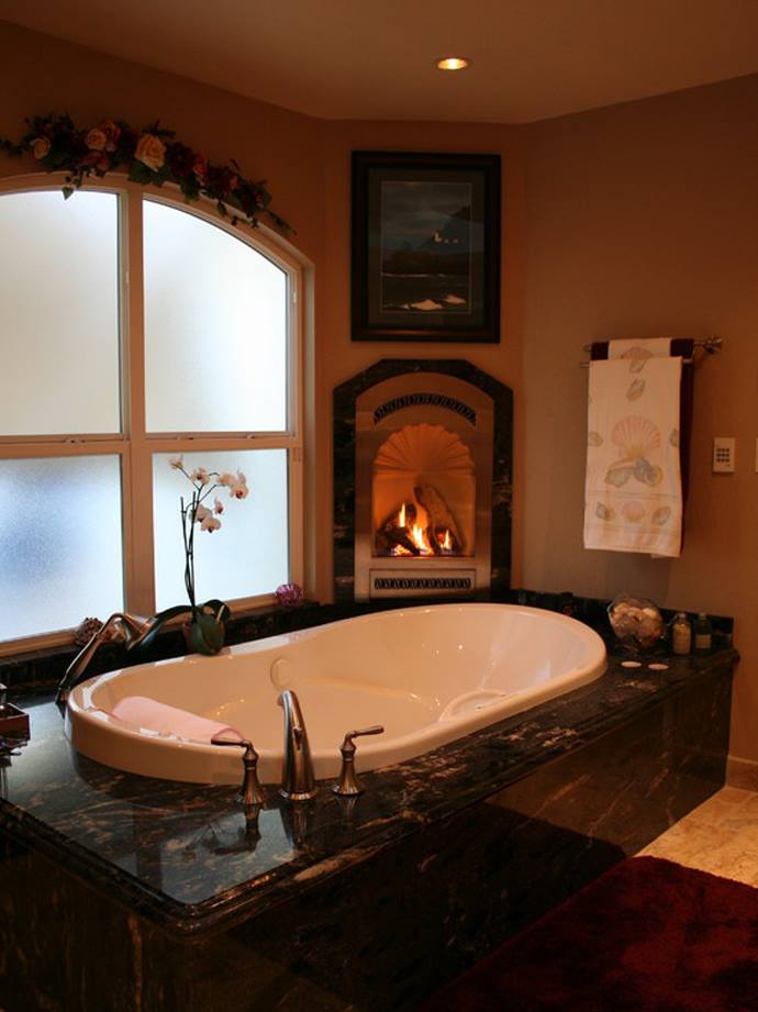 Bathrooms With Fireplace (7)