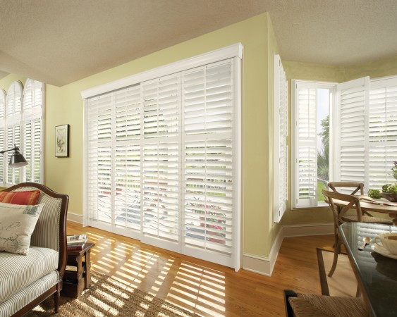 Light can be adjusted through window shutters