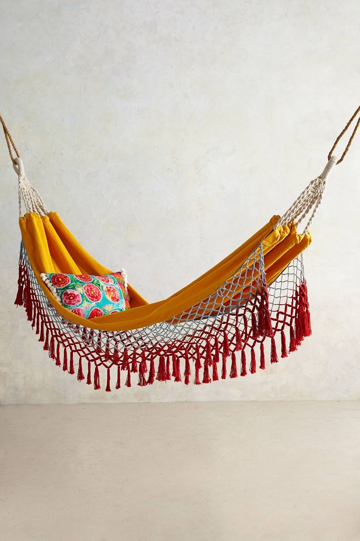 A colorful hammock to rock your world (anthropologie.com)