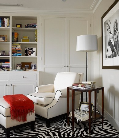 Create special spots in your home and find a favorite chair to relax