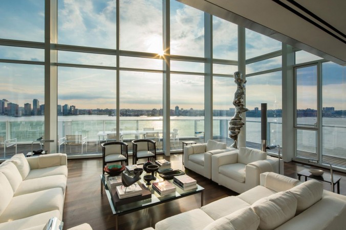 Luxury penthouse views