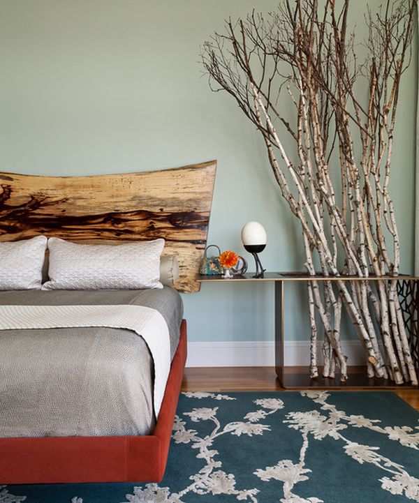 An Interior Design Trend to Love: A bedroom with a bed and a bedside table.