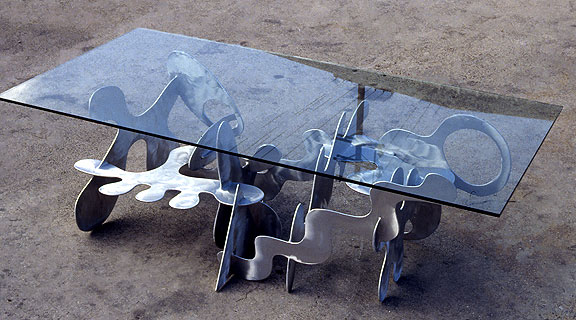 Shapes table by Bruce Gray