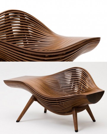 Walnut Steam 11 Chair by Bae Se Hwa