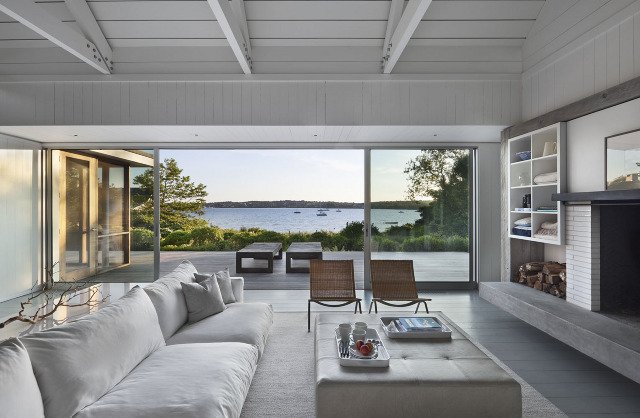 Minimal furnishings required with a lakeside view 