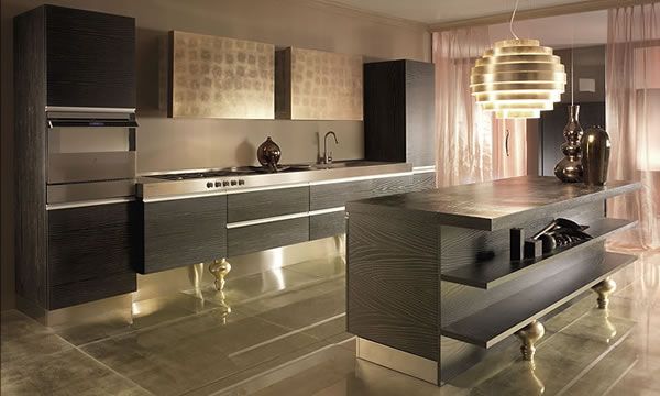 Unique modern kitchen 