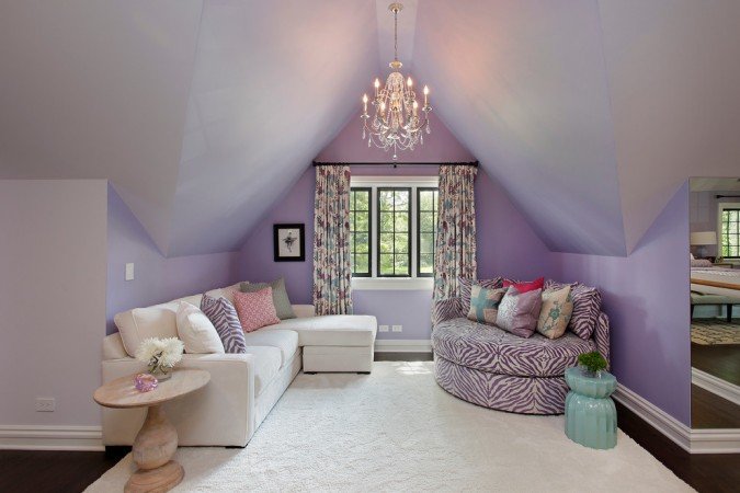 A cozy attic retreat for her
