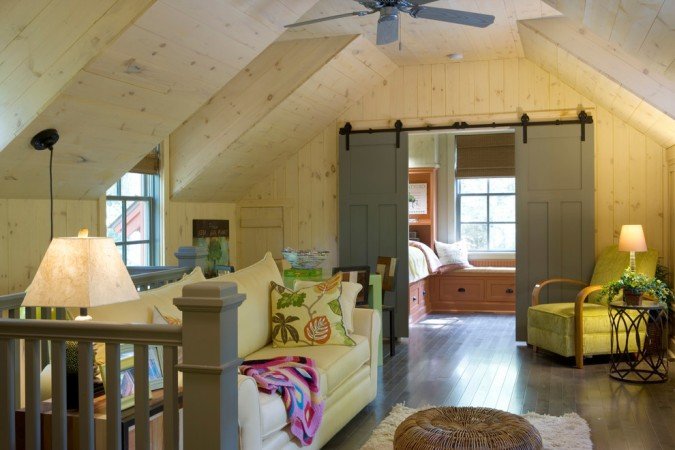 A cozy attic space 
