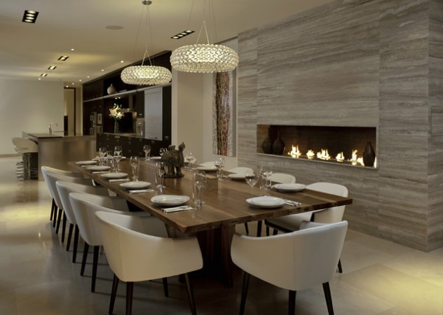 Refined and sophisticated modern dining space 