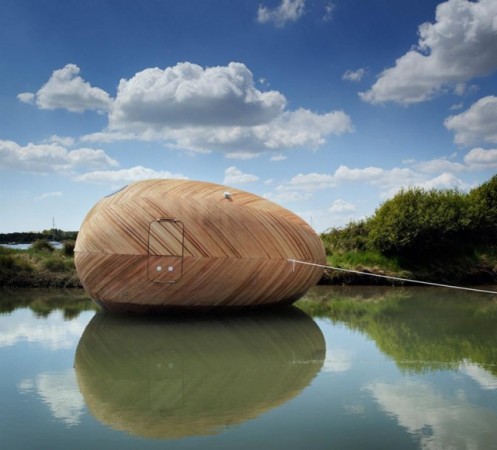 Exbury Egg projected by SPUD and Stephen Turner 