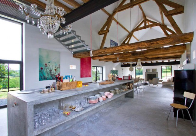 A converted barn for modern living