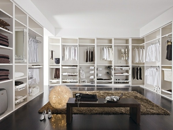 Luxury walk-in closet