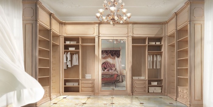 Luxury walk-in closet