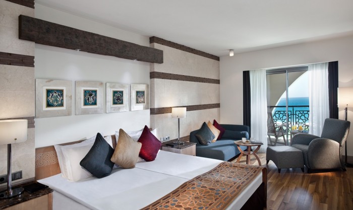Quality furnishings in luxury Kempinski Dome Hotel in Beleke 