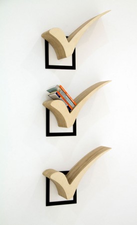 Check Bookshelves designed by Jongho Park