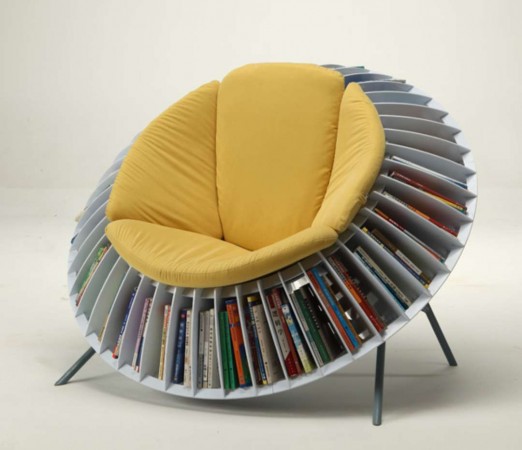 The Sunflower Bookchair designed By He Mu and Zhang Qian