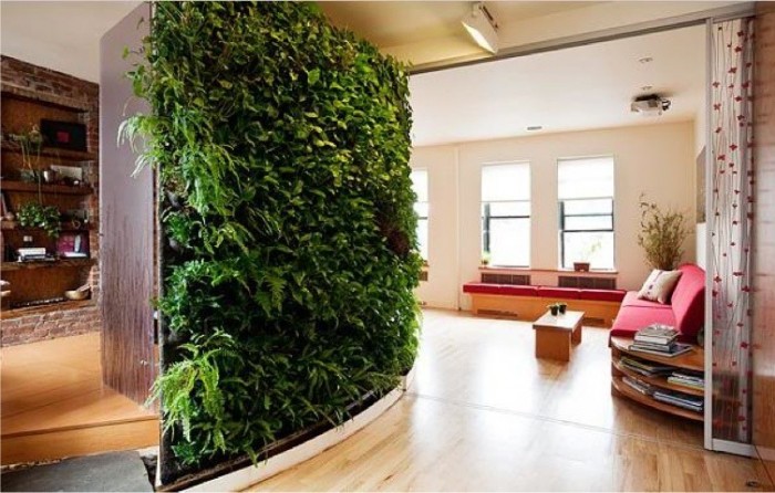 awesome wall covered with plants