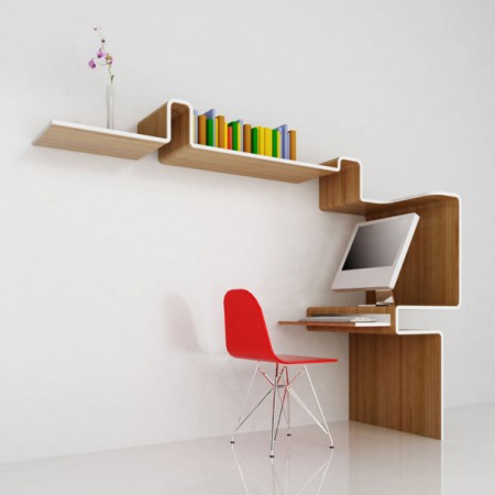 "workstation bookcase" Created by MisoSoupDesign