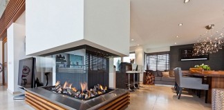 Open fireplace design